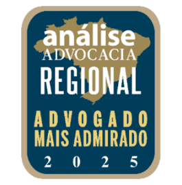 Selo Análise Advocacia Regional — Advogado Mais Admirado 2025