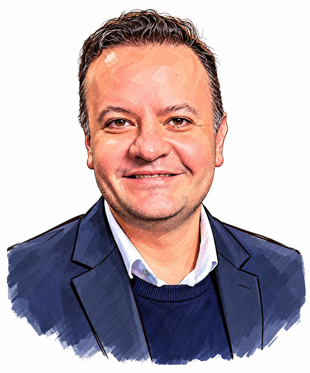 Caricatura de Bruno Kryminice